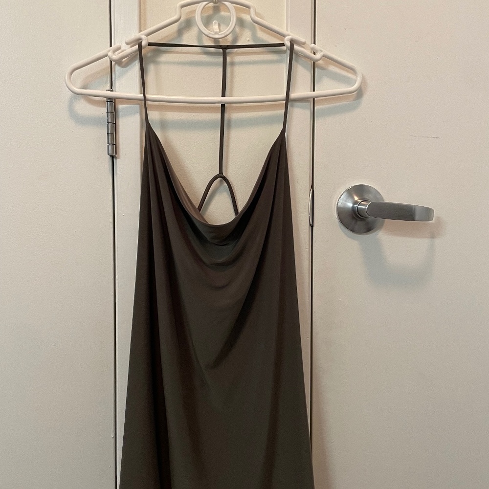 Spaghetti strap tank too